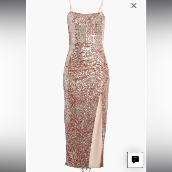 Saylor New York Sequin Gown XS - Picture 2 of 8